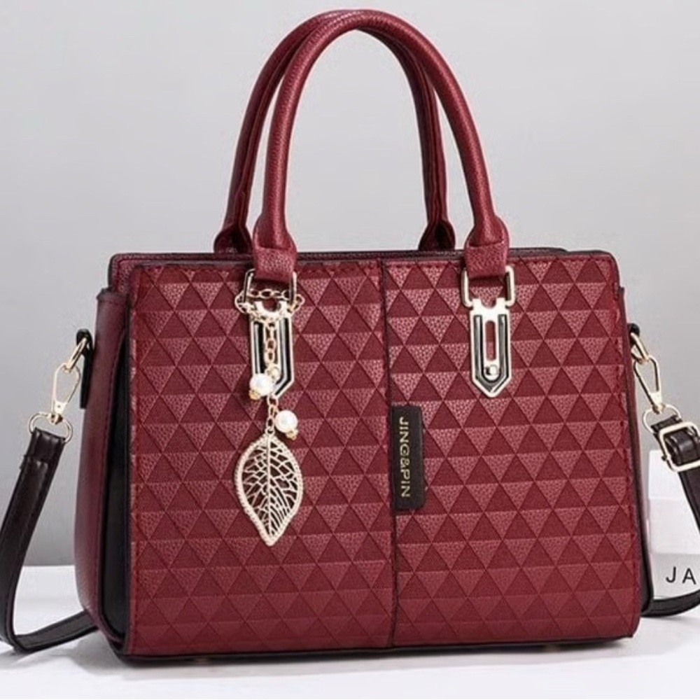 Jing & Pin genuine, cowhide pebble,& textured leather